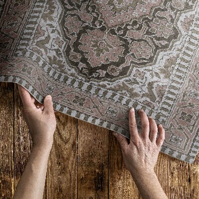 Vinylový koberec Dekorační vzor s ornamentálním detailem