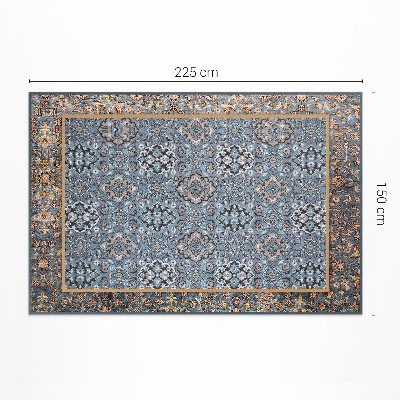 Vinylový koberec Vintage květinový vzor nošený vintage textura