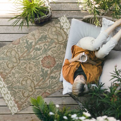 Vinylový koberec Ornamentální mozaika vintage vzor
