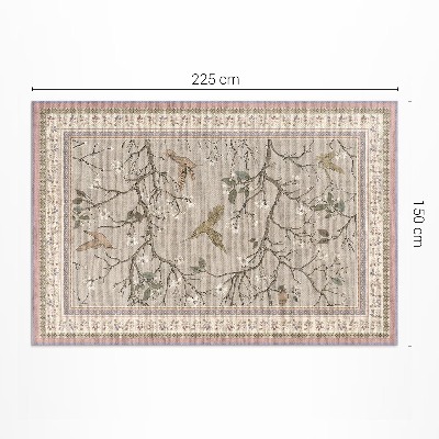 Vinylový koberec Vintage květinový vzor květinový ornament