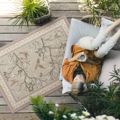 Vinylový koberec Vintage květinový vzor květinový ornament