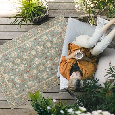 Vinylový koberec Elegantní ornamentální květinový vzor