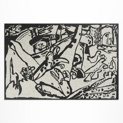 Vinylový koberec Páv a drak William Morris Listové pruhy Furuya Korin