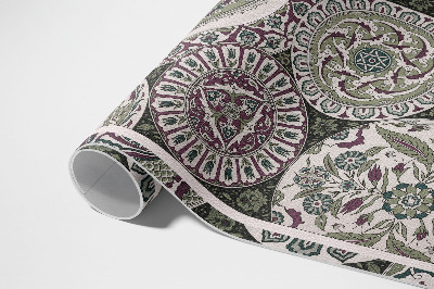 Vinylový koberec Ornamentální rostlinné motivy vintage vzor