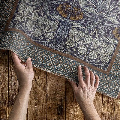 Vinylový koberec William Morris květinová zahrada