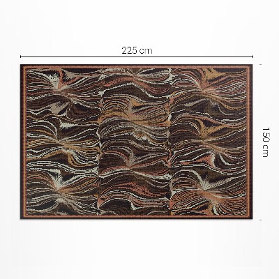 Vinylový koberec Rozptýlené květiny drobné vintage květiny