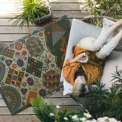 Vinylový koberec Ornamentální vzor starý styl detaily