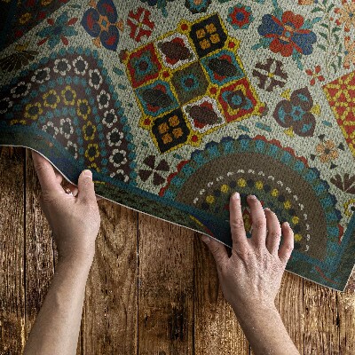Vinylový koberec Ornamentální vzor starý styl detaily