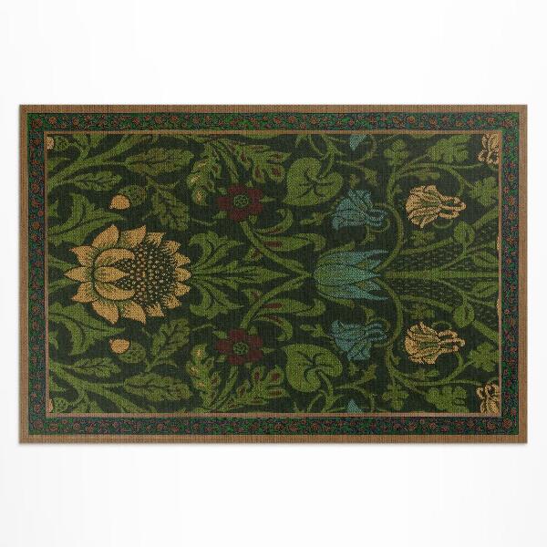 Vinylový koberec William Morris květinový ornament