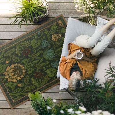 Vinylový koberec William Morris květinový ornament