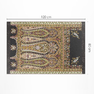 Vinylový koberec William Morris květinové víry