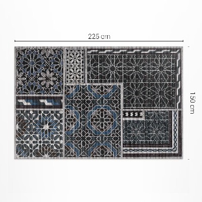 Vinylový koberec Indický design s boho ornamenty