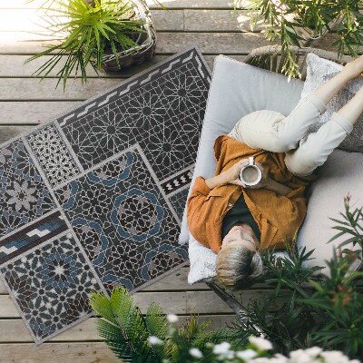Vinylový koberec Indický design s boho ornamenty