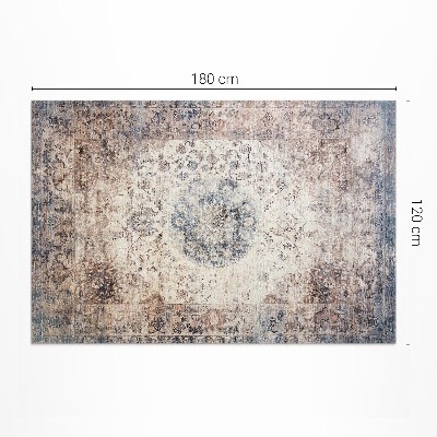 Vinylový koberec Jemní ptáci pravidelný boho vzor