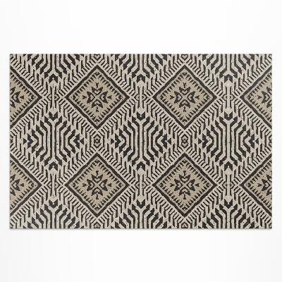 Vinylový koberec Geometrické listy ginkgo art deco glamour