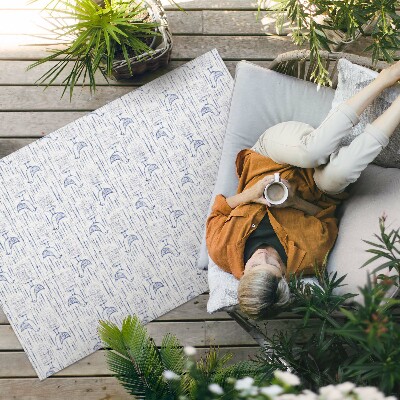 Vinylový koberec Nepravidelný půlměsíc boho vzor