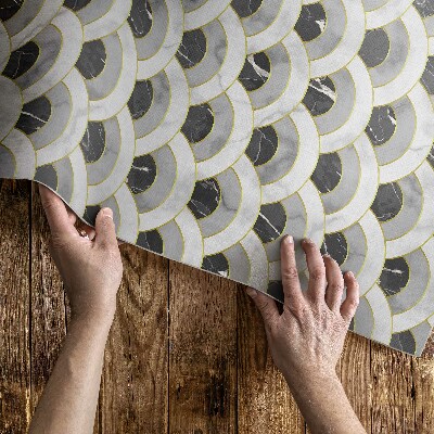 Vinylový koberec Minimalistické boho listy monstery
