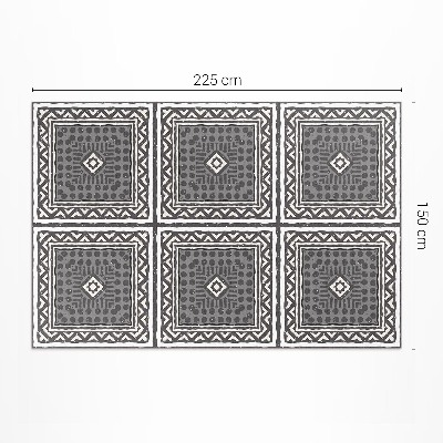 Vinylový koberec Elegantní vzor kamenné cesty Světlé dřevěné podlahové panely