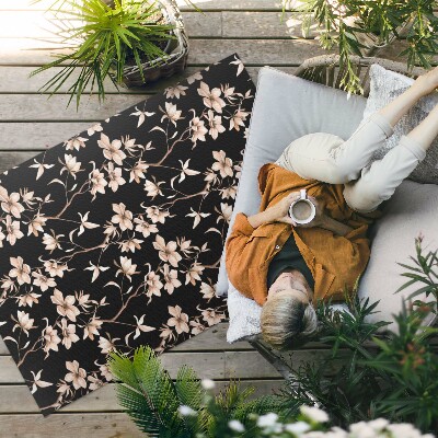 Vinylový koberec Malované tečky v boho akvarelu