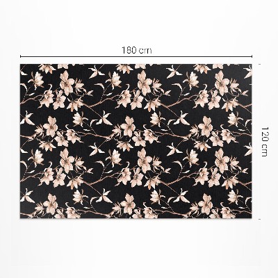 Vinylový koberec Malované tečky v boho akvarelu