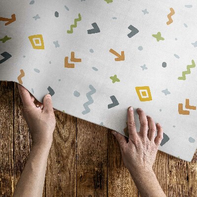 Vinylový koberec Indiánské peří a šípkový boho vzor
