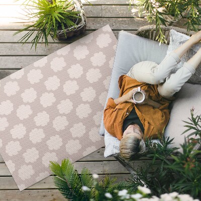 Vinylový koberec Abstraktní mozaika v retro vintage stylu