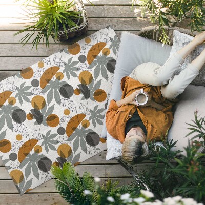 Vinylový koberec Rozkvetlá louka jemný boho vzor