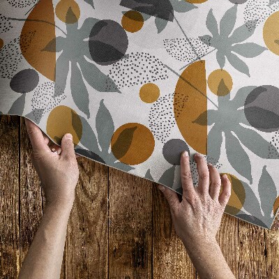Vinylový koberec Rozkvetlá louka jemný boho vzor