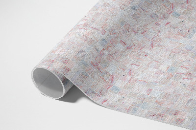 Vinylový koberec Kruhy a půlměsíce retro geometrický vzor