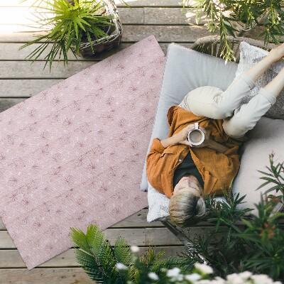 Vinylový koberec Náčrtek vinné révy ve vintage stylu