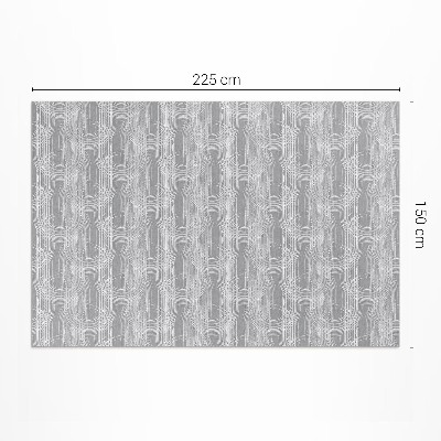 Vinylový koberec Čtyřlístek geometrický vzorovaný čtyřlístek