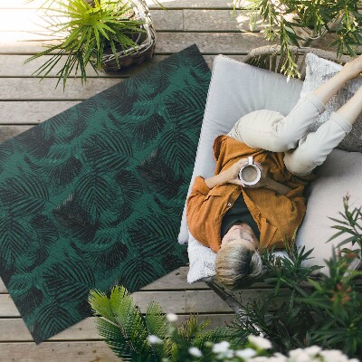 Vinylový koberec Lineární boho větve s listy