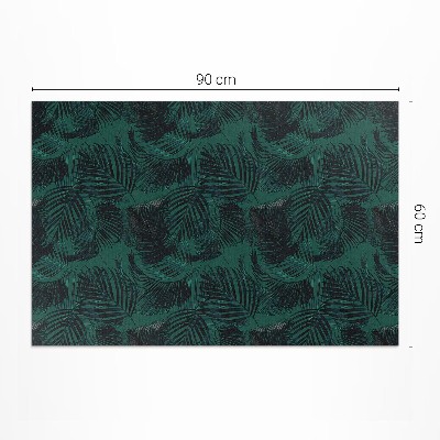 Vinylový koberec Lineární boho větve s listy