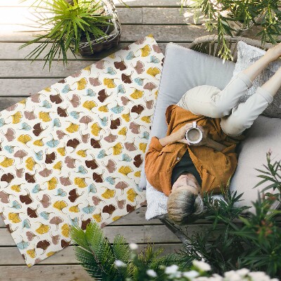 Vinylový koberec Drobné květy na boho látce