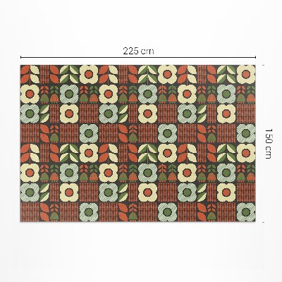 Vinylový koberec Krásná mozaika se starožitným designem