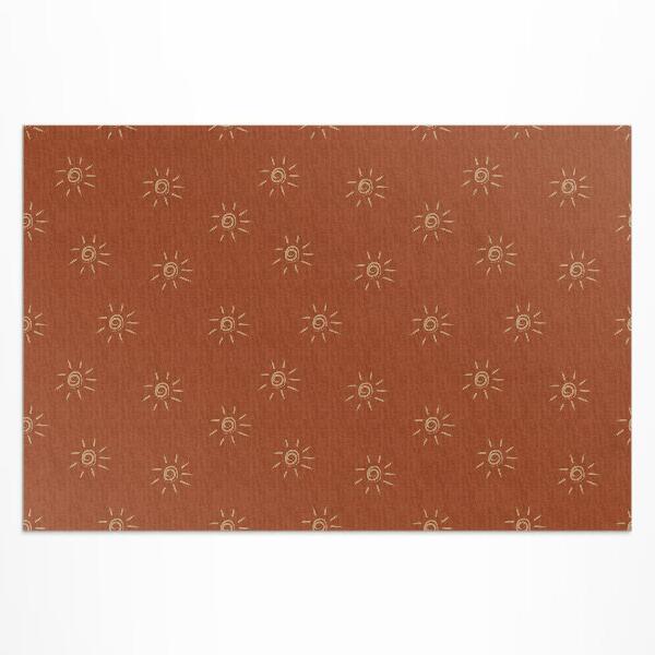 Vinylový koberec Jemné pastelové rostliny v boho stylu Jemné pastelové rostliny v boho stylu