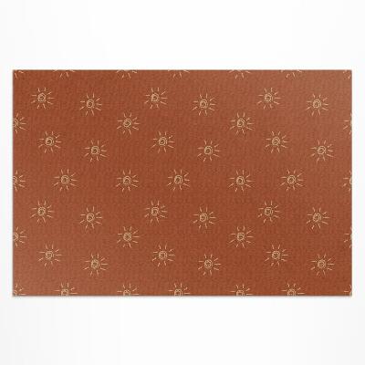 Vinylový koberec Jemné pastelové rostliny v boho stylu Jemné pastelové rostliny v boho stylu