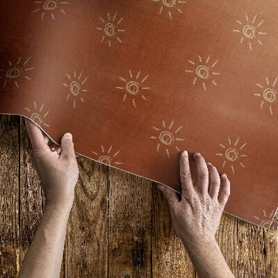 Vinylový koberec Jemné pastelové rostliny v boho stylu Jemné pastelové rostliny v boho stylu