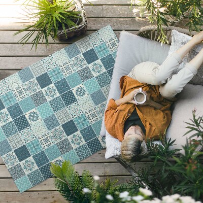 Vinylový koberec Jemné větvičky v jemném boho stylu