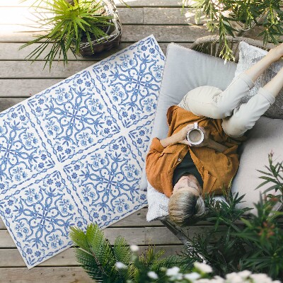 Vinylový koberec Jemné listy v jemném boho stylu