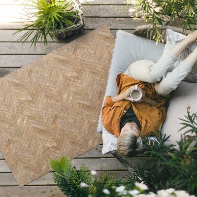 Vinylový koberec Elegantní listová skica vintage