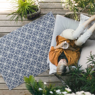 Vinylový koberec Jemné a křehké boho listy a větvičky