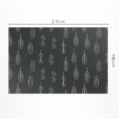 Vinylový koberec Jemné decentní listové liány Mozaika dřevěných čtverců z letokruhů stromů