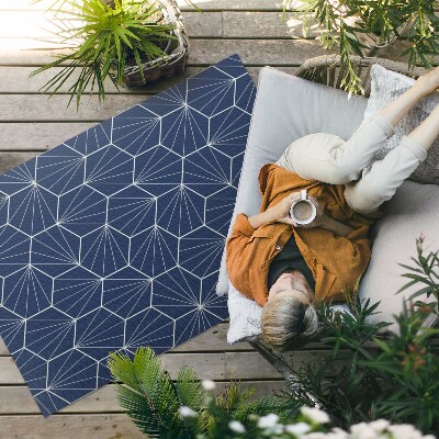 Vinylový koberec Geometrická mozaika krásné obklady