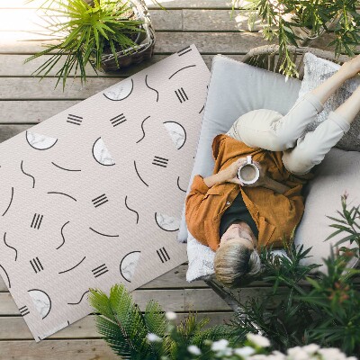 Vinylový koberec Indiánský vzor s boho šipkami