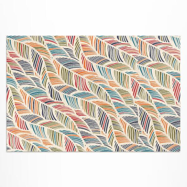 Vinylový koberec Akvarel malované tečky boho kruhy