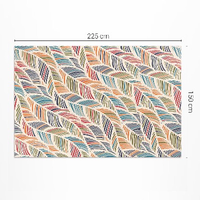 Vinylový koberec Akvarel malované tečky boho kruhy