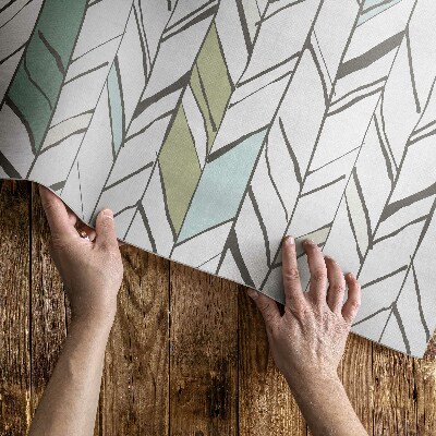 Vinylový koberec Trendy moderní rybí kostka vzor