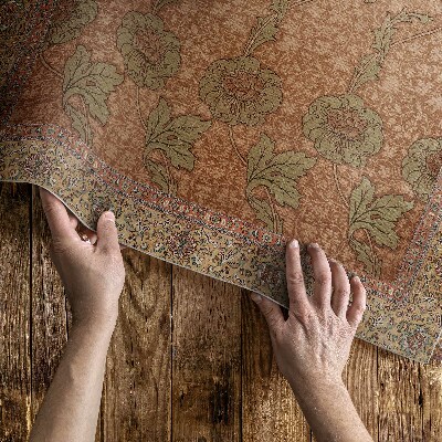 Vinylový koberec Starožitný béžový vzor