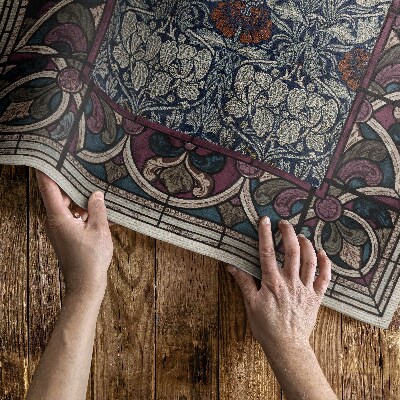 Vinylový koberec Imitace koberce ve špinavě růžové